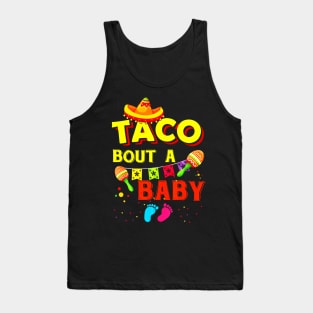 Taco Bout A Baby Pregnancy Announcement Cinco De Mayo Tank Top